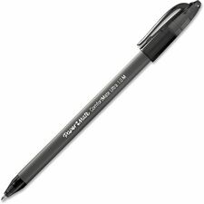 Paper Mate ComfortMate Triangular Ink Pens - Medium Pen Point - Black - Black Rubber Barrel - 1 Dozen