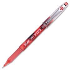 Pilot P700 Gel Roller Pen - Fine Pen Point - Red Gel-based Ink - Red Barrel - 1 Each