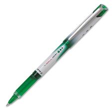 Vball Grip Liquid Ink Rollerball Pen - 0.5 mm Pen Point Size - Green - Green Metal Barrel - 1 Each