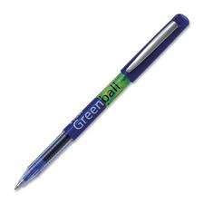 BeGreen Greenball Rollerball Pen - 0.7 mm Pen Point Size - Refillable - Blue - 1 Each