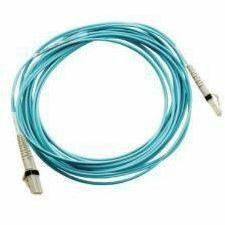 HP - Hewlett Packard LC to LC Multi-mode OM3 2-Fiber 2.0m 1-Pack Fiber Optic Cable