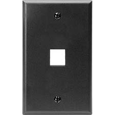 Leviton QuickPort 1 Socket Faceplate