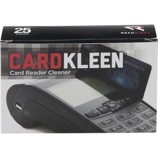 Read Right CardKleen - For Magnetic Card Reader - Non-abrasive - 25 / Box