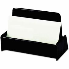 UNIVERSAL BUSINESS CARD HOLDER BLACK 1EA