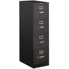 HON 510 H514 Vertical Column - 15" x 25"52" - 4 Drawer(s) - Finish: Black