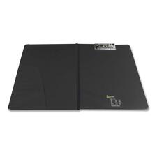 ACCO Clipboard Portfolio - 8 1/2" x 11" - Clamp - Vinyl - Black - 1 Each