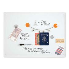 Quartet Mini Magnetic Dry Erase Board - 17" (1.4 ft) Width x 23" (1.9 ft) Height - White Surface - 1 Each