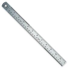 Staedtler English Ruler - 12" Length - Metric Measuring System - Stainless Steel - 1 Each
