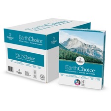EarthChoice Office Paper - White - Letter - 8 1/2" x 11" - 20 lb Basis Weight - 5000 / Carton - FSC