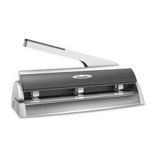 Swingline Optima Low Force Punch - 3 Punch Head(s) - 20 Sheet of 20lb Paper - 9/32" Punch Size - Round Shape - Silver