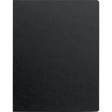 Fellowes Futuraâ„¢ Presentation Covers - Oversize, Black, 25 pack - 11.3" Height x 8.8" Width x 0.1" Depth - 8 3/4" x 11 1/4" Sheet - Black - Polypropylene - 25 / Pack
