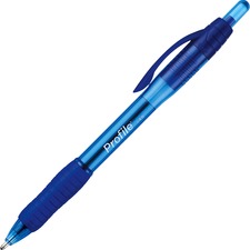 Paper Mate Retractable Profile Ballpoint Pens - Super Bold Pen Point - 1.4 mm Pen Point Size - Refillable - Retractable - Blue - Blue Barrel - 1 Each