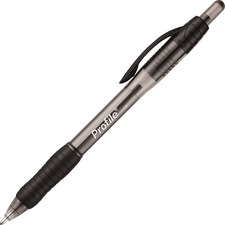 Paper Mate Retractable Profile Ballpoint Pens - Super Bold Pen Point - 1.4 mm Pen Point Size - Refillable - Retractable - Black - Black Barrel - 1 Each
