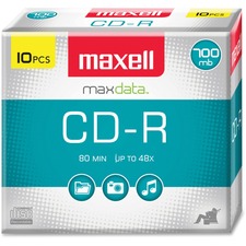 Maxell 648210 CD Recordable Media