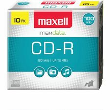 Maxell MAX648210 CD Recordable Media