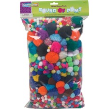 Creativity Street Pound of Poms - Art Project - 1 / Pack - Assorted