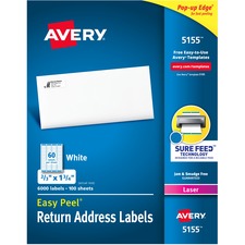 AVE5155 - Avery® Easy Peel Mailing Laser Labels