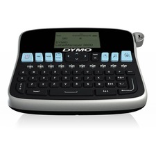 Dymo 360D LabelManager LabelMaker - Label - 0.24" , 0.35" , 0.47" , 0.75" - LCD Screen - Battery - 1 Batteries Supported - Lithium Ion (Li-Ion) - Battery Included - Silver - Auto Power Off, QWERTY, Underline, Lightweight, Repeat Printing - for Office, Home, Industry