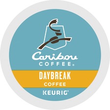 Caribou Coffee® K-Cup Daybreak Coffee - Compatible with Keurig Brewer - Light/Mild - 24 / Box