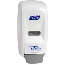 PURELL® 800 Series Bag-in-box Dispenser - Manual - 27.05 fl oz Capacity - White - 1Each