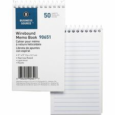 Business Source BSN90651 Memo Form Book