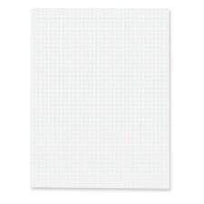 Hilroy Figuring Pad - 96 Sheets - 0.25" Ruled - 8 3/8" x 10 7/8" - White Paper - 5 / Pack