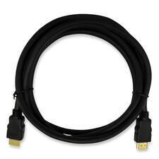 Exponent Microport HDMI Cable - 10 ft HDMI A/V Cable for TV, Gaming Console, Audio/Video Device - First End: 1 x HDMI Male - Second End: 1 x HDMI (Type A) Male - Black - 1 Each