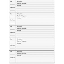 Hilroy HLR46215 Voicemail Log Book