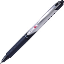 VBall 355660 Rollerball Pen - Fine Pen Point - 0.7 mm Pen Point Size - Refillable - Retractable - Black - Black Barrel - 1 Each