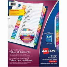 Avery AVE11125 Index Divider