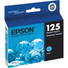 Epson DURABrite T125220 Original Ink Cartridge - Inkjet - 305 Pages - Cyan - 1 Each