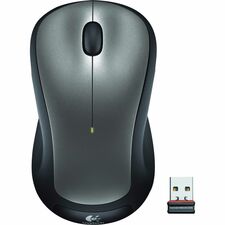 Logitech M310 Wireless Mouse, 2.4 GHz with USB Nano Receiver, 1000 DPI Optical Tracking, 18 Month Battery, Ambidextrous, Compatible with PC, Mac, Laptop, Chromebook (SILVER) - Optical - Wireless - 32.81 ft - Radio Frequency - 2.40 GHz - Silver - 1 Pack - USB - 1000 dpi - Scroll Wheel - 3 Button(s) - Symmetrical - 1