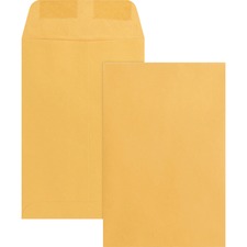 Business Source Durable Kraft Catalog Envelopes - Catalog - 6" Width x 9" Length - 24 lb - Gummed - Kraft - 25/pk