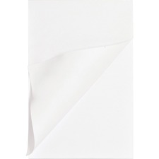 Business Source Plain Memo Pads - 100 Sheets - Plain - Glued - Unruled - 15 lb Basis Weight - 4" x 6" - White Paper - Chipboard Backing - 1 Dozen