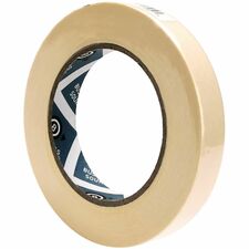 Business Source Utility-purpose Masking Tape - 60 yd Length x 0.75" Width - 3" Core - Crepe Paper Backing - For Bundling, Holding, Sealing, Masking - 1 / Roll - Tan