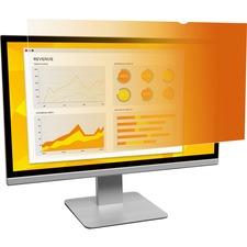 3M GPF19.0W Gold Privacy Filter for Widescreen Desktop LCD Monitor 19.0" - For 19" Widescreen Monitor - 16:10 - 1 Pack