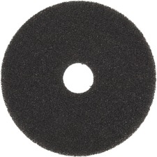 Scotch-Brite High Productivity Pad 7300 - 5/Pack - Round x 20" Diameter x 0.50" Thickness - Floor, Stripping - 175 rpm to 600 rpm Speed Supported - Durable, Clog Resistant, Dirt Remover - Nylon - Black