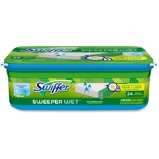 Swiffer Disposable Wet Cloths - Cloth - 24 / Box