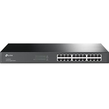 TP-Link TL-SG1024 24-Port Gigabit Switch - 24 Ports - Gigabit Ethernet - 10/100/1000Base-T - 2 Layer Supported - 13.60 W Power Consumption - Twisted Pair - Rack-mountable, Desktop - 3 Year Limited Warranty