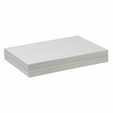 Pacon Drawing Paper - 500 Sheets - Plain - 12" x 18" - White Paper - Standard Weight - 500 / Ream