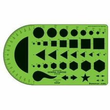 Staedtler Geometrical Protractor - Plastic - Green, Transparent - 1 Each