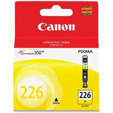 Canon CLI-226Y Original Ink Cartridge - Inkjet - 530 Pages - Yellow - 1 Each