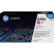 HP 646A (CF033A) Original Toner Cartridge - Single Pack - Laser - Magenta - 1 Each