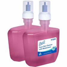 Scott Foam Hand Soap with Moisturizers - Foam - 1.27 quart - Floral - Hands-free Dispenser - For All Skin - Moisturising - 2 / Carton