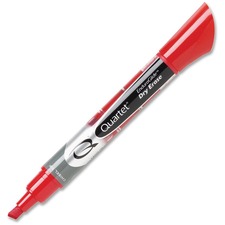 Quartet Endura-Glide Dry-Erase Marker - Chisel Marker Point Style - Red - 1 Each