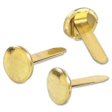 ACCO Brass Fasteners, 1, 3/8 head diameter, 100 Count (A7071504