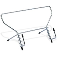 Acme United Book Stand - Desktop - Silver - 1 Each