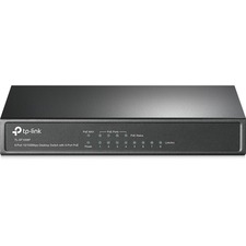 TP-Link 8-Port 10/100Mbps Desktop Switch with 4-Port PoE+ - 8 Ports - Fast Ethernet - 10/100Base-TX - 2 Layer Supported - 2.30 W Power Consumption - 66 W PoE Budget - Twisted Pair - PoE Ports - Desktop