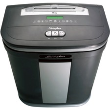 GBC SM12-08 Micro-Cut Jam Free Small Office Shredder - Micro Cut - 12 Per Pass - for shredding Paper, Paper Clip, Staples - 0.1" x 0.3" Shred Size - 30.28 L Wastebin Capacity