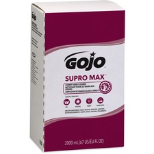 Gojo® Supro Max Hand Cleaner - Cherry ScentFor - 67.6 fl oz (2 L) - Adhesive Remover, Soil Remover - Hand - Tan - 1 Each
